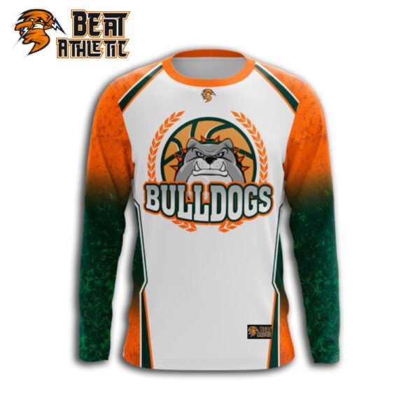 Custom Bulldogs Basketball Full Sleeves Jersey