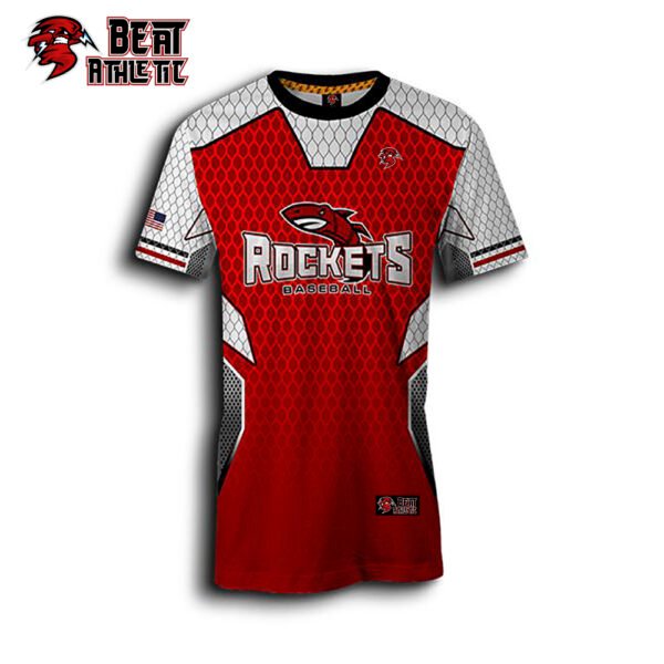 Custom Rockets Baseball Jersey