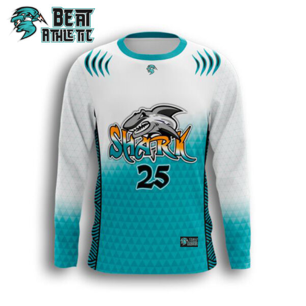 Custom Shark Basketball Full Sleeves Jersey